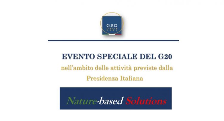 “Nature-based Solutions” Special event of the G20